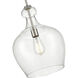Corra 1 Light 11.75 inch Brushed Nickel Indoor Pendant Ceiling Light